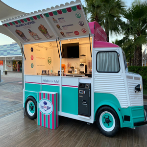 Camión de Comida Rápida Multifuncional Totalmente Equipado, Cocina Completa, Construcción de Fibra de Vidrio y Aluminio, Remolques Conducibles para Dulces - Product Image 6