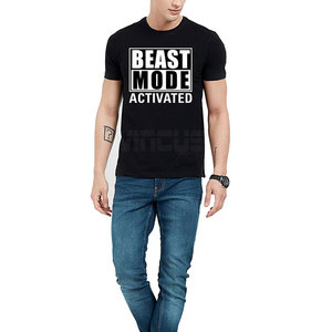 Camiseta cómoda 100% algodón con logo personalizado serigrafiado para hombre, diseño único, corte holgado, camiseta personalizada para hombre - Product Image 3