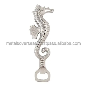 Decorative Metal Seahorse Bottle Opener with Unique Nautical Coastal Design Premium Maritime Bar Accessory - Product Image 6