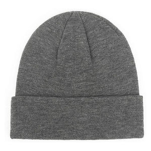 Bonnet tricoté personnalisé unisexe bleu marine jacquard géométrique, chaud et doux en acrylique, idéal pour l'extérieur - Vente en gros - Product Image 6