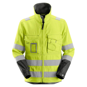 Vestes réfléchissantes d'hiver disponibles en échantillon, veste de sécurité routière haute visibilité, logo personnalisé, tailles plus grandes, veste de sécurité pour hommes - Product Image 5