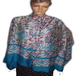 Écharpes de créateur 100 % soie légères, imprimées sur mesure, pour le printemps, style décontracté musulman, vente en gros - Product Image 3