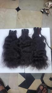 100% extensions de trame de cheveux humains indiens purs et non transformés trame de boucles de vague de beauté sans couture pour un volume de longueur instantané - Product Image 2