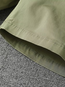 Men's High Elastic Waist Drawstring <b>Shorts</b> Breathable Woven Casual Knee Length Bermuda <b>Short</b> Pants with Pockets for Summer Wear - Product Image 5