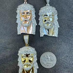 Colgantes y Dijes de Plata de Ley 925 Maciza con Acabado en Oro, Rodio y Oro Rosa, Joyería Fina de Jesucristo, Pasa el Test de Diamantes - Product Image 1