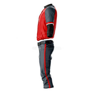 Ensemble d'uniformes de baseball tendance, personnalisable avec nom et logo, maillot respirant et anti-humidité 100 % polyester pour entraînements et matchs d'équipe - Product Image 6