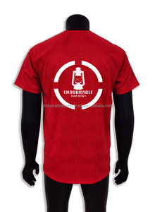 T-shirt de football en polyester respirant à séchage rapide, imprimé à l'écran, écologique, service ODM/OEM personnalisé pour hommes - Product Image 2