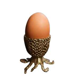 Support à œufs créatif en métal en forme de patte d'oiseau, ensemble de coupelles décoratives pour le petit-déjeuner, décoration de table de cuisine - Product Image 3