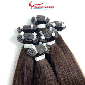 Gran oferta, nuevo diseño, calidad de lujo, trama Genius, cabello humano virgen vietnamita, extensiones de cabello de trama Invisible plana, en stock ahora - Product Image 2