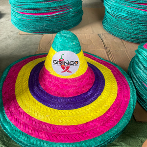 Tough Vietnam Mexican Sombrero Straw <b>Hat</b> Wide Brim For Agricultural Work And Reliable Face Shading 99 Gold Data - Product Image 2