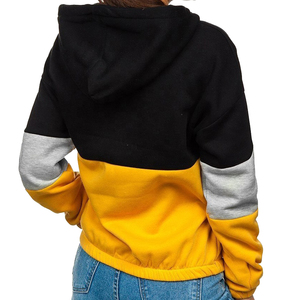 Sweat-shirt à capuche zippé pour femme, avec poche, en polaire, style streetwear décontracté, coupe régulière, pour l'automne - Product Image 2