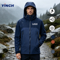 Vestes coupe-vent personnalisables avec logo pour hommes, prix raisonnables, randonnée, hiver, extérieur, durables, imperméables