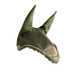 Best Quality Equestrian Supplier Custom Handmade Horse Ear Bonnet High Quality Lightweight Horse Riding <b>Fly</b> Veils - Product Image 1