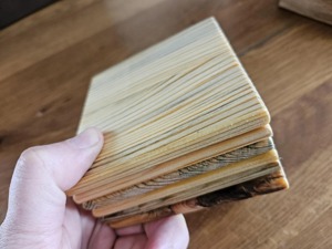 Posavasos de Madera de Nogal de la Mejor Calidad en Forma Cuadrada, Posavasos de Madera con Logotipo Personalizado, Diseño Cuadrado, Color Natural - Product Image 6