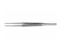 Pinces DeBakey 18,5 cm droites, pointes de 0,5 mm, texture antidérapante, poignée ronde, acier inoxydable, résistantes à la corrosion, pinces à tissus