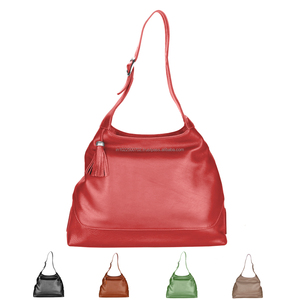 Custom Fashionable Genuine Cowhide <b>Leather</b> Hobo Handbags for Women <b>Soft</b> Stylish Vintage Office <b>Bags</b> Wholesale Price - Product Image 3