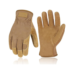 <b>Long</b>/Short Cuff Sheepskin Knitted Linerless Flexible Safety Work <b>Gloves</b> Fire-Resistant Aramid Reinforced Thumb Welding <b>Gloves</b> - Product Image 3