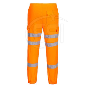 Pantalon de travail de sécurité durable, classe 2 ANSI, imperméable, avec tissu renforcé pour usage industriel, haute résistance - Product Image 6