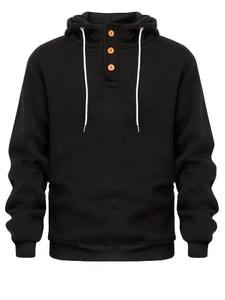 Sweat à capuche boutonné pour homme, vêtements décontractés doux, fabriqué aux États-Unis - Product Image 4
