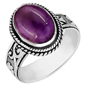 Anillo de Plata de Ley 925 Hecho a Mano con Ónix Negro Natural, Cabujón Ovalado Multicorales, Oxidado - Product Image 5