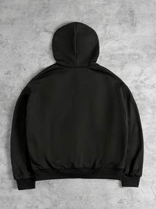 Sudadera con capucha a cuadros gingham personalizada para hombre, con cremallera, de corte holgado y peso pesado, estilo chaqueta a cuadros, oversize, proveedor para hombre - Product Image 3
