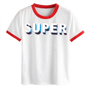 Meilleure vente de T-Shirt à manches courtes en coton pur, Design fantaisie, avec Design personnalisé, imprimé, fabrication en inde - Product Image 5