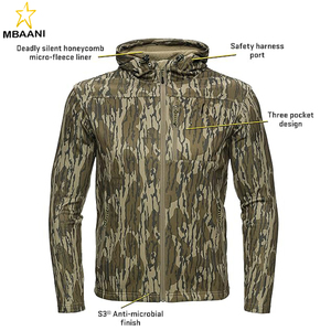 Shield Series Silentec Midweight <b>Jacket</b>, <b>Camo</b> Hunting Clothes for Men - Product Image 3