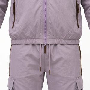 Chándal Reversible con Capucha para Hombre, Ecológico, con Bloques de Color, Cremallera Completa, Bolsillos Laterales, Corte Regular, Ropa Casual de Invierno, 100% - Product Image 4