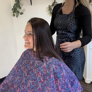 เสื้อคลุมผ้านุ่มอเนกประสงค์สำหรับแต่งผมรักษาง่ายใช้งานสะดวก - Product Image 6