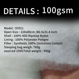 3 Season Outdoor Camping Sleeping Bag for Comfortable Sleep for <b>Campers</b> - Product Image 5