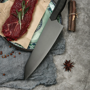 Chef <b>Knife</b> Stainless Steel Blade Matte Finish 8-9.9 In Ambidextrous Minimalist Design Wood Handle Extra <b>Sharp</b> <b>Kitchen</b> <b>Knives</b> - Product Image 5