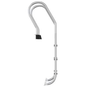 Échelle de piscine en acier inoxydable 304 argenté 21,3x15,0x62,2 pouces - Product Image 4