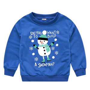 Sweat-shirt vert à col rond pour garçons et filles, pull imprimé de dessin animé du Père Noël, haut de fête d'hiver - Product Image 6