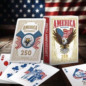 America's 250th Anniversary Celebration Custom Family-Friendly 310gsm Paper Commemorative Playing Cards - Product Image 5