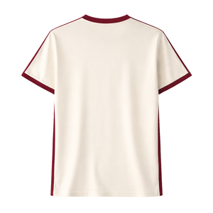 Chemise Kappa Alpha Psi Kream à coupe ajustée avec crête en relief, en coton de haute qualité, broderie de crête à lettres grecques, vêtements de fraternité - Product Image 5