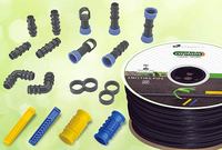 Tuyaux d'irrigation en PEHD de différents diamètres, en plastique, pour l'irrigation, en rouleaux de 100m, 200m et 300m, pour l'alimentation en eau