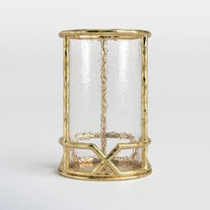<b>Brass</b> Hurricane Candleholder With Glass Shade Heat Resistant Home Decoration <b>Lantern</b> Hurricane Candle Holder On Sale - Product Image 3