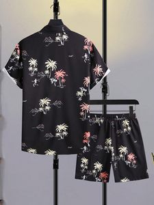Men Fresh <b>Set</b> Print Short Sleeve Shirt Beach Shorts Matching Holiday Summer Casual Colorful Top top mens twin <b>set</b> matching - Product Image 4
