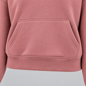 Sudadera con Capucha Personalizada OEM, Estilo Urbano, Deportiva, de Alta Calidad, con Forro Polar, Bordada, 100% Algodón, Talla Grande para Mujer - Product Image 4