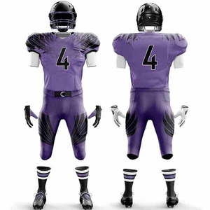 Uniforme de football américain de haute qualité à prix raisonnable, 100% polyester, imprimé par sublimation, couleur personnalisée, logo, football national - Product Image 1
