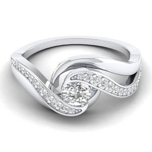 Anillos de Compromiso REYES de Plata de Ley 925 con Moissanita de Alta Calidad, Regalos Personalizados para Aniversario de Bodas, Joyería Fina para Mujer - Product Image 5