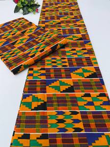 Accra Tissu africain imprimé à la cire et coton Ankara pour vêtements traditionnels Vêtements à la mode et accessoires uniques Haut - Product Image 5