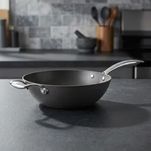 Most Selling Nitrile Series Non Stick <b>Cast</b> Iron Frypan 24cm for Gas and Induction Everyday Kitchen Cooking Use - Product Image 5