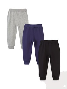 Basic Style Solid Color Fleece Heavyweight Drawstring Closure Sweatpants for Boys-Fall/Winter Season manufactures Bangladesh - Product Image 3