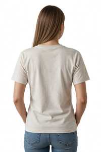 เสื้อยืดผู้หญิงฤดูร้อน สีกรมท่า ผ้าฝ้ายนุ่ม สวมใส่สบาย แขนสั้น ระบายอากาศได้ดี คุณภาพสูง ปรับแต่งได้ แฟชั่นเสื้อผ้า - Product Image 3