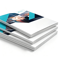 Impression de catalogue de produits en papier kraft avec couverture rigide personnalisée, brochure de marketing d'entreprise, profil d'entreprise, livre
