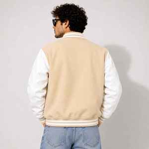 Custom Men's Letterman Varsity <b>Jacket</b> Wool Body Breathable Quick Dry Winter Wear <b>Smart</b> Stylish Front Logo OEM - Product Image 5