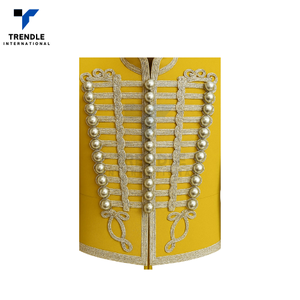 Custom Gold Silver Braided Silk/Cotton Ceremonial Jacket | High Quality Formal Uniform | Stage <b>Performance</b> <b>Wear</b> | Men's Adult - Product Image 5