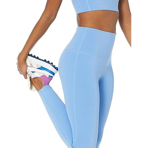 Leggings de Mujer Personalizados de Alta Calidad, Sólidos, de Spandex/Nylon, Elásticos en Cuatro Direcciones, Transpirables, Ecológicos, para Yoga y Gimnasio - Product Image 5