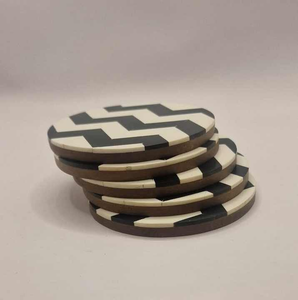 Premium Artisan Buffalo Horn <b>Table</b> <b>Coasters</b> Natural Horn <b>Coasters</b> for Wine Glasses and Mugs Decorative Handmade Horn <b>Coasters</b> fo - Product Image 3